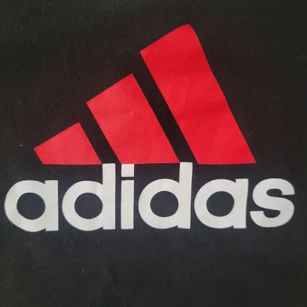 Adidas Black and Red Short Length Baby Romper